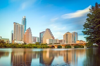 Commercial locksmith securing business in Austin